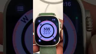 Apples Watch Ultra Navigation Mode⌚️ [upl. by Alimat]