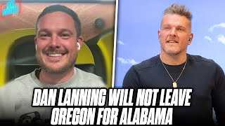 Dan Lanning Wont leave Oregon For Alabama quotThis Is Where I Want To Bequot  Pat McAfee Show [upl. by Tailor]