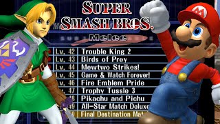 SUPER SMASH BROS MELEE  All Event Matches [upl. by Arinaj]