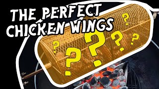 Crispy Chicken Wings on the BBQ The Rotisserie END GAME [upl. by Lanevuj]