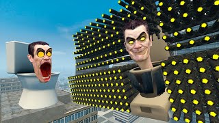 NEW SPEAKERMAN TITANAND NEW GMAN 1000 GUNSvs skibidi toilet77part 2 in Garrys Mod [upl. by Olemrac]