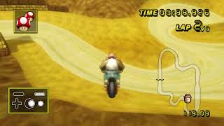 【MKW 200cc】DS Desert Hills  18398  ElecTrick Flap WR [upl. by Howund]