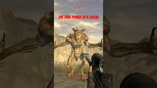 Courier 6 Destroys Deathclaw with 50cal AntiMaterial Rifle  Fallout New Vegas [upl. by Umberto196]