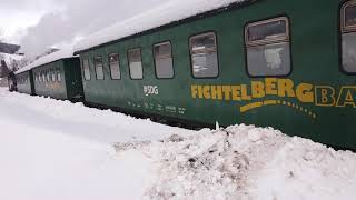 Fichtelbergbahn im Winter [upl. by Haleigh]