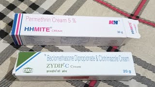 HHMITE Cream And ZYDIP C Cream  Permethrin Cream 5  Skin Care Cream [upl. by Ishmael]