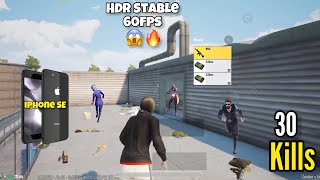 OMG😍 IPHONE SE 2020 🥵 Stable 60Fps gameplay 🔥 iphone se 2020 pubg test in 2023❤️pubg [upl. by Hedwiga414]