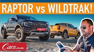 Ford Ranger Raptor v Wildtrak V6 v Wildtrak 4cyl Dragparison Drag race sound test amp 0100 [upl. by Isia81]