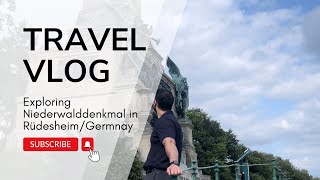 Travel Vlog to Niederwalddenkmal in Rüdesheim Germany [upl. by Jadd826]