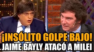 JAIME BAYLY ATACÓ A MILEI CON UN GOLPE BAJO TERRIBLE  BREAK POINT [upl. by Annam]