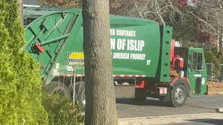 Town of Islip CCC McNeilus Garbage Truck 12 [upl. by Eelanna]