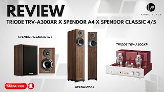 🔴 รีวิวชุดสุดยอดแมชชิ่ง Triode TRVA300XR หลอด 300B  Spendor A4  Spendor Classic 45 [upl. by Hammond]