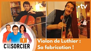 Violon de Luthier  Fabrication de l’arbre à linstrument   Cest pas sorcier Intégrale [upl. by Anerbes713]