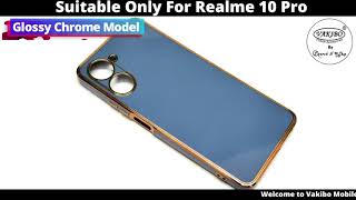 VAKIBO Glossy Chrome Model TPU Back Cover Case Suitable for Realme 10 Pro [upl. by Norrahs]