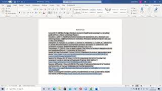 How to format your APA 7th ed reference list default [upl. by Ephrayim]