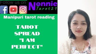 I Am perfect tarot spread manipuritarotreadermotivation nonnietarot21 selflovepractices [upl. by Nosreffej59]