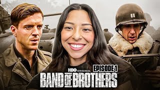 Band of Brothers Season 1 Episode 1  Welcome to easy company First time watching [upl. by Naitsyrk301]