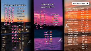 Initials TikTok Compilation  Soulmate initials  TikTok Compilation  🤍❤️🤍 [upl. by Yeltihw]