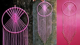 How To Make Macrame Wall Hanging  DIY Macrame Wall Decor  DIY Macrame Wall Hanging Tutorial [upl. by Astrea535]