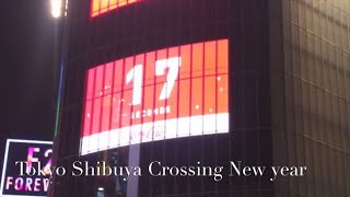 New Years Eve Tokyo Shibuya Countdown [upl. by Gerrie411]