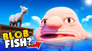 Catching the BLOB FISH In Goat Simulator 3 [upl. by Winsor]