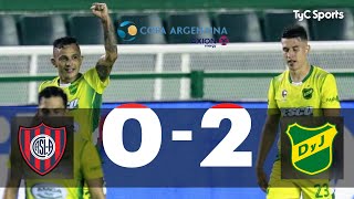 Defensa Y Justicia 01 San Lorenzo  Resumen goles y mejores jugadas  Highlights  CopaLPF [upl. by Hannover]