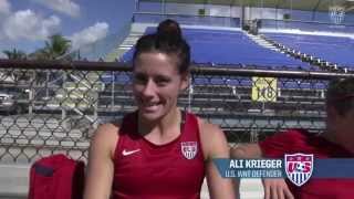 Ali Krieger  Funny Moments [upl. by Nyliac]