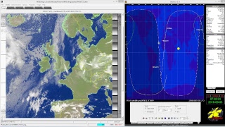 NOAA Weather satellite images recorded at GREAA ground station Bellinzona Switzerland [upl. by Krute89]