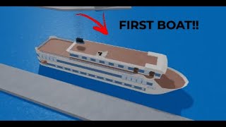 Cruise Ship Tycoon Pt 1  Roblox [upl. by Eila]