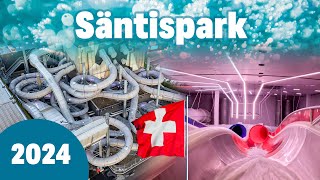 Crazy Swiss Indoor Water Park Säntispark  All Slides 2024 [upl. by Ursa]