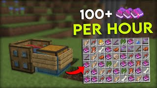 BEST EASY AFK Fish Farm Tutorial in Minecraft 119 Minecraft Bedrock MCPEXboxPS4SwitchPC [upl. by Otrevlig526]