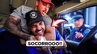 SAIMOS NO SOCO😂A POLICIA DO CHILE PAROU O CAMINHÃO NA FRONTEIRA ANTIDROGAS E ACHARAM…🤦🏻‍♂️🚨 [upl. by Yarazed]