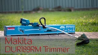 How to use Makita DUR189RM Trimmer Whipper Snipper review [upl. by Ludovika887]