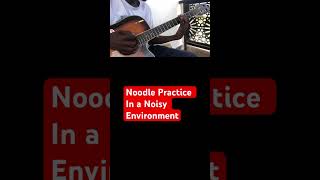 Noodling Practice in a noisy environment guitarexercises jazz noodles guitar [upl. by Ploch]