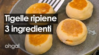 Tigelle farcite fatte in casa la ricetta senza strutto per farle morbide e sfiziose [upl. by Adias262]