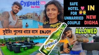 Cygnett inn Sea View Hotel Digha Rooftop swimming pool Review 🔥 Full Information [upl. by Ailesor12]