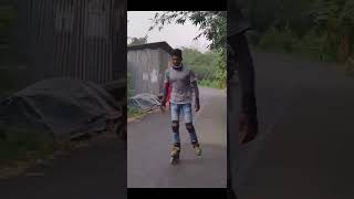 lehrake balkhake song road skating public reaction shortsskating video [upl. by Lorrac800]