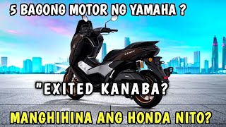 YAMAHA MAY 5 BAGONG MOTOR NA TATALO SA HONDA MOTORCYCLE NMAX TURBO AT AEROX 2025 [upl. by Attiuqehs]