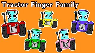 Tractor Finger Family and More  Mother Goose Club Kids Songs [upl. by Nellie657]