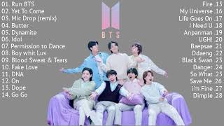 BTS PLAYLIST 2023  BEST SONG OF BTS [upl. by Oicam849]