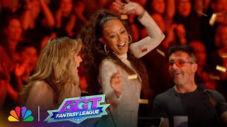 Golden Buzzer Moment  Billy amp Emily England  AGT Fantasy League 2024 [upl. by Noffets]