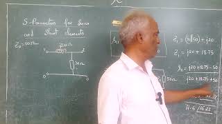 S Parameters  series and shunt elements  Microwave Engineering [upl. by Hoseia]