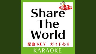 Share The World カラオケ 原曲歌手東方神起 [upl. by Etakyram739]