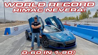 ELECTRIC REVOLUTION  THIS is the Quickest Production Car EVER  1914 HP Rimac Nevera 14 Mile [upl. by Ahel]