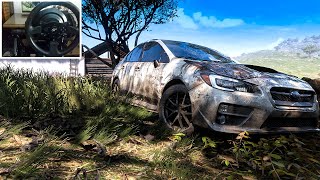 Rebuilding Subaru WRX STI  Forza Horizon 5  Steering Wheel Gameplay [upl. by Ennaed]