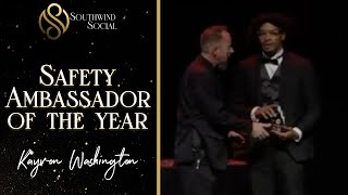 Kayvon Washington from Atlanta Wins Safety Ambassador of the Year  2024Awards [upl. by Diella]