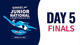 Day 5 Finals  2023 Speedo Junior National Championships [upl. by Aihseym]