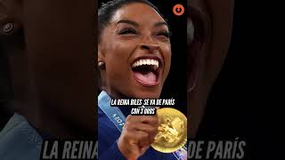 Simone Biles pierde 2 medallas de oro en menos de 3 horas shorts [upl. by Baiss]