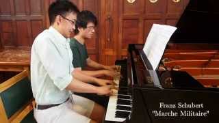 Franz Schubert  Marche Militaire Op 51 No 1 in D by Patrick Tua amp Sun Thathong [upl. by Kacie]