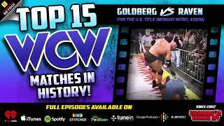 Top 15 WCW Matches  Goldberg Wins The US Title vs Raven on Nitro [upl. by Mihsah]