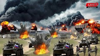 Shock the World Two Giant American Tanks Destroy Russian Military Defense Line  ARMA 3 [upl. by Ieso675]